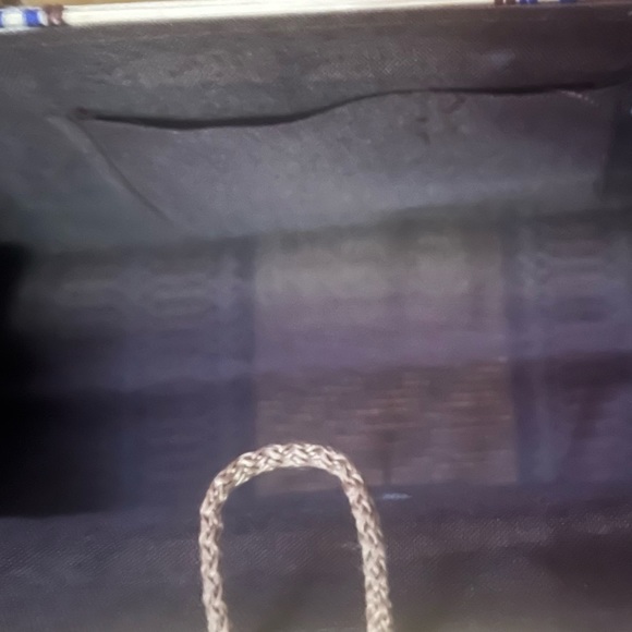 Vintage Collapsible Bamboo Handbag Slatted Double Wooden Handle Rectangle Purse - Picture 16 of 16